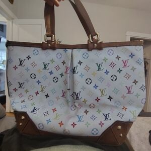 Multicolor Designer Tote Bag